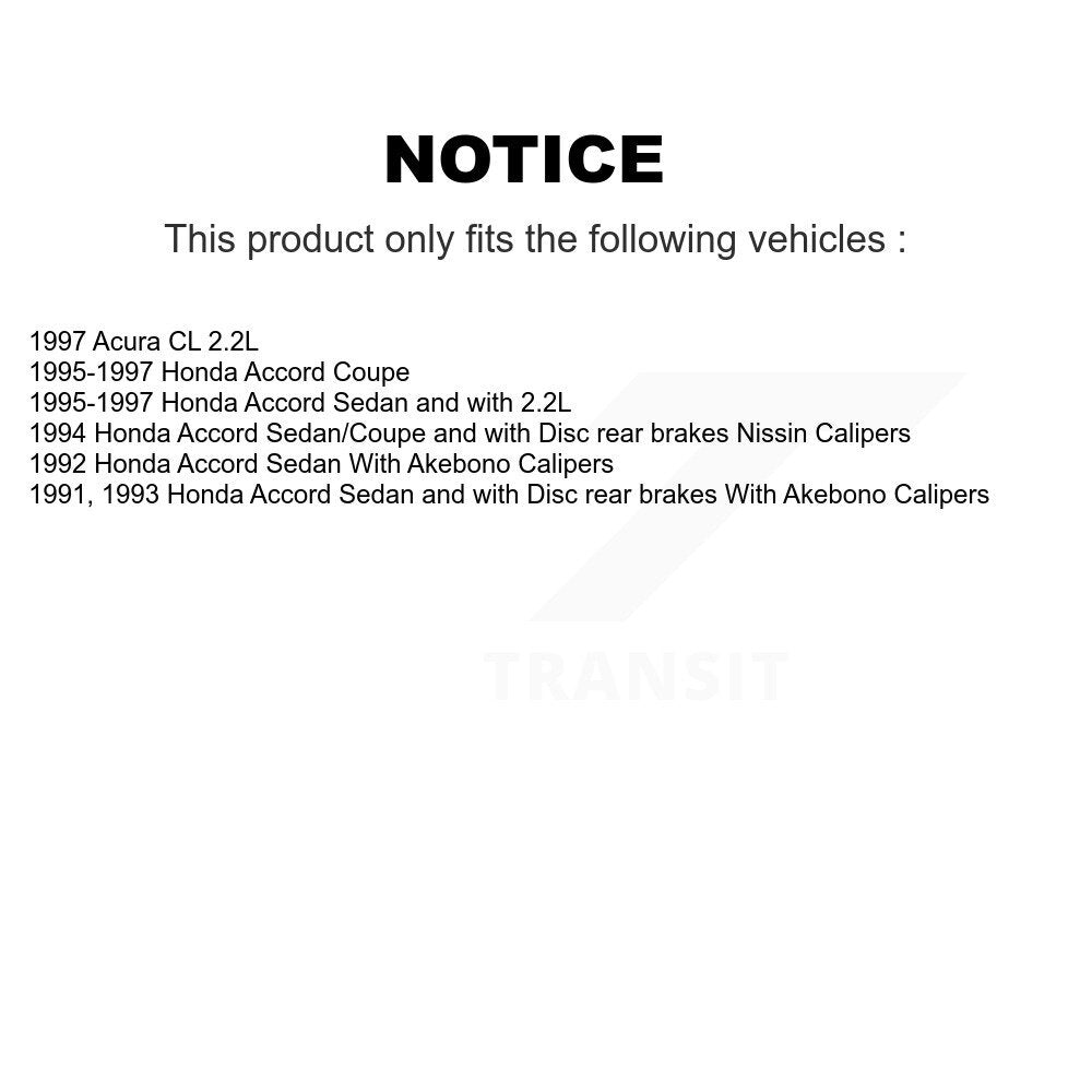 Front Rear Disc Brake Rotors And Ceramic Pads Kit For Honda Accord Acura CL