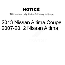 Load image into Gallery viewer, Front Rear Disc Brake Rotors And Ceramic Pads Kit For Nissan Altima