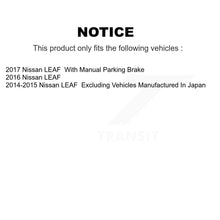 Load image into Gallery viewer, Front Rear Disc Brake Rotors And Ceramic Pads Kit For Nissan LEAF