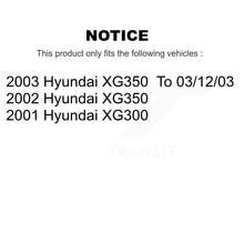 Load image into Gallery viewer, Front Rear Disc Brake Rotors And Ceramic Pads Kit For Hyundai XG350 XG300