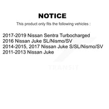 Load image into Gallery viewer, Front Rear Disc Brake Rotors And Ceramic Pads Kit For Nissan Sentra Juke