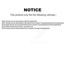 Charger l'image dans la galerie, Front Rear Disc Brake Rotors And Ceramic Pads Kit For Honda Accord K8C-100986