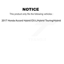 Charger l'image dans la galerie, Front Rear Disc Brake Rotors And Ceramic Pads Kit For Honda Accord