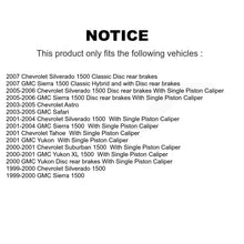 Load image into Gallery viewer, Front Rear Brake Rotor &amp; Ceramic Pad Kit For Chevrolet Silverado 1500 GMC Sierra