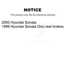 Load image into Gallery viewer, Front Rear Disc Brake Rotors And Ceramic Pads Kit For Hyundai Sonata