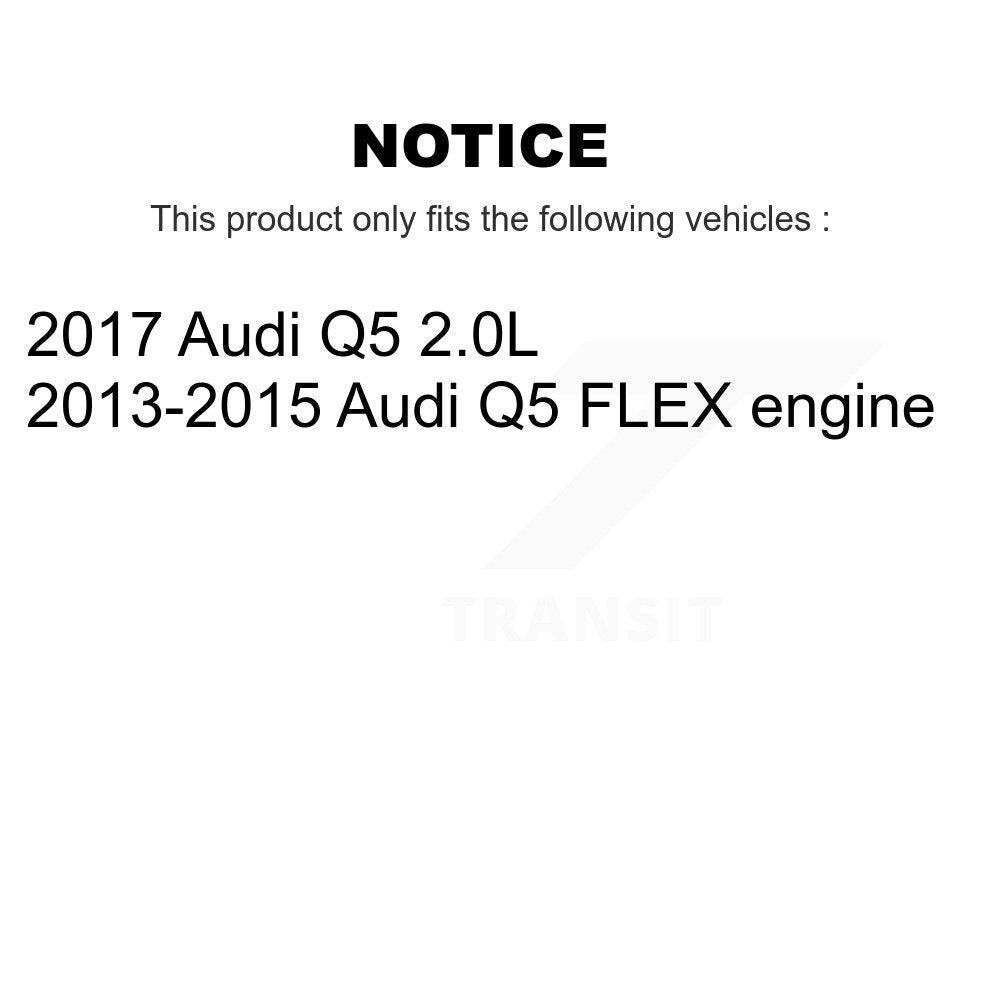Front Rear Disc Brake Rotors And Ceramic Pads Kit For Audi Q5