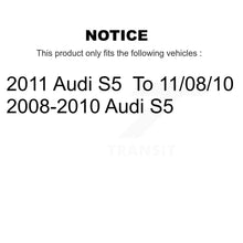 Load image into Gallery viewer, Front Rear Disc Brake Rotors And Ceramic Pads Kit For Audi S5
