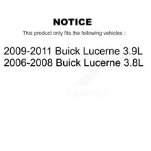 Charger l'image dans la galerie, Front Rear Disc Brake Rotors And Ceramic Pads Kit For Buick Lucerne