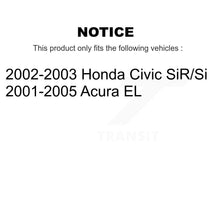 Load image into Gallery viewer, Front Rear Disc Brake Rotors And Ceramic Pads Kit For Honda Civic Acura EL