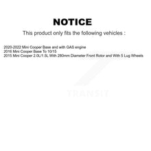 Load image into Gallery viewer, Front Rear Disc Brake Rotors And Ceramic Pads Kit For Mini Cooper