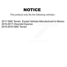 Load image into Gallery viewer, Front Rear Disc Brake Rotors &amp; Ceramic Pad Kit For Chevrolet Equinox GMC Terrain