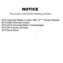 Charger l'image dans la galerie, Front Rear Brake Rotor Ceramic Pad Kit For Chevrolet Malibu Impala Buick Limited