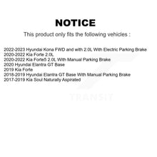 Load image into Gallery viewer, Front Rear Brake Rotor &amp; Ceramic Pad Kit For Kia Hyundai Kona Forte Soul Elantra