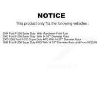 Charger l'image dans la galerie, Front Rear Disc Brake Rotors And Ceramic Pads Kit For Ford F-250 Super Duty