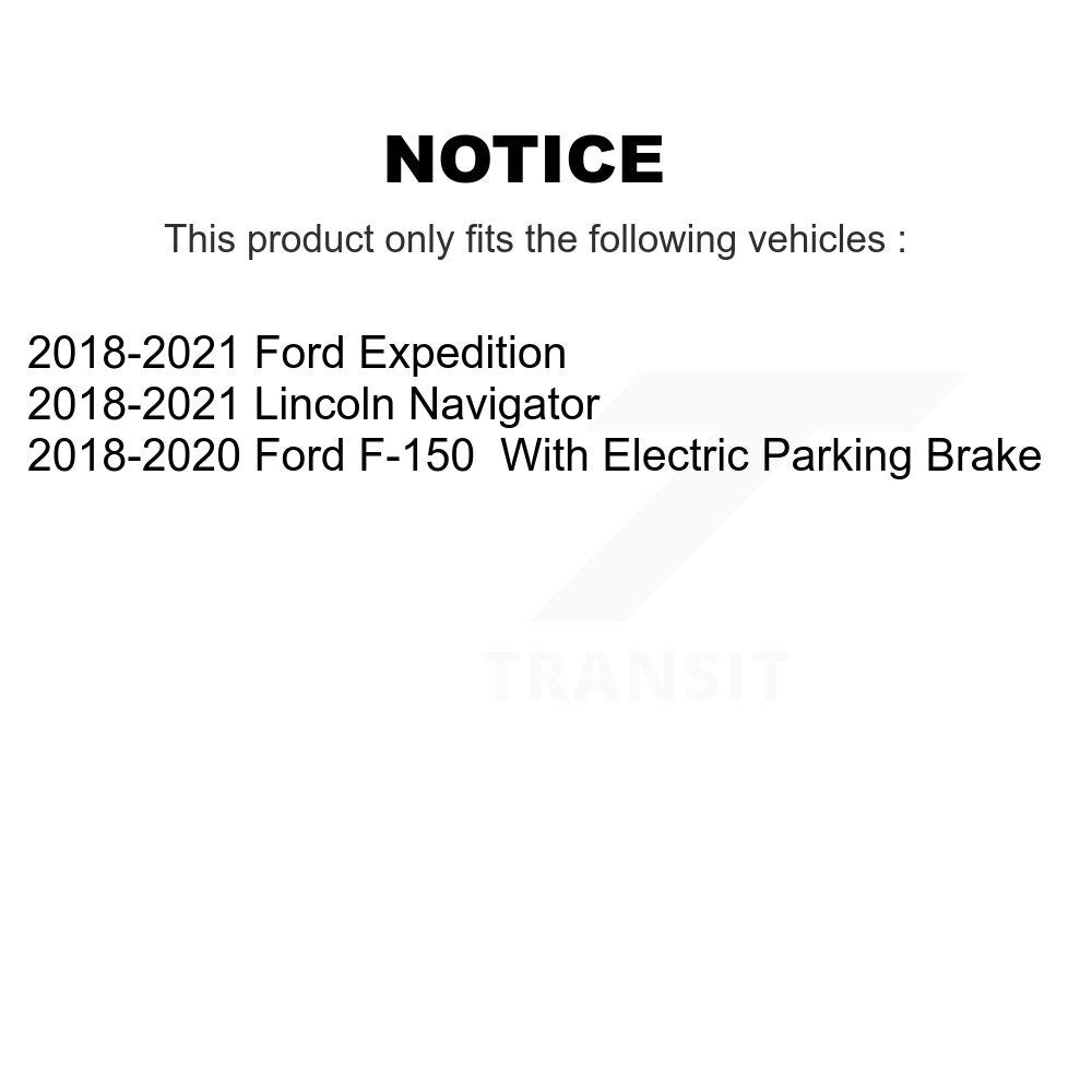 Front Rear Disc Brake Rotors & Ceramic Pad Kit For Ford F-150 Expedition Lincoln