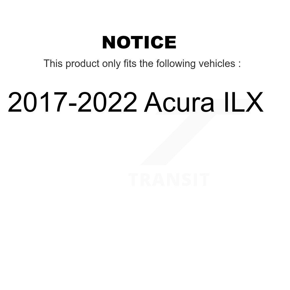 [Front+Rear] 2017-2022 Acura ILX Premium OE Brake Kit & Ceramic Pads For Max Braking