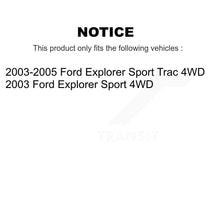 Load image into Gallery viewer, Front Rear Disc Brake Rotor And Ceramic Pad Kit For Ford Explorer Sport Trac 4WD