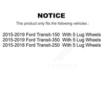 Load image into Gallery viewer, Front Rear Disc Brake Rotor And Ceramic Pad Kit For Ford Transit-250 Transit-350