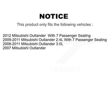 Load image into Gallery viewer, Front Rear Disc Brake Rotors And Ceramic Pads Kit For Mitsubishi Outlander