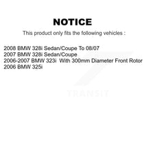 Load image into Gallery viewer, Front Rear Disc Brake Rotors And Ceramic Pads Kit For BMW 328i 325i 323i