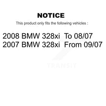 Load image into Gallery viewer, Front Rear Disc Brake Rotors And Ceramic Pads Kit For 2008 BMW 328xi To 08 07