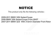 Load image into Gallery viewer, Front Rear Disc Brake Rotors And Ceramic Pads Kit For BMW 328i 323i