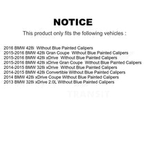 Load image into Gallery viewer, Front Rear Disc Brake Rotors And Ceramic Pads Kit For BMW 328i xDrive 428i