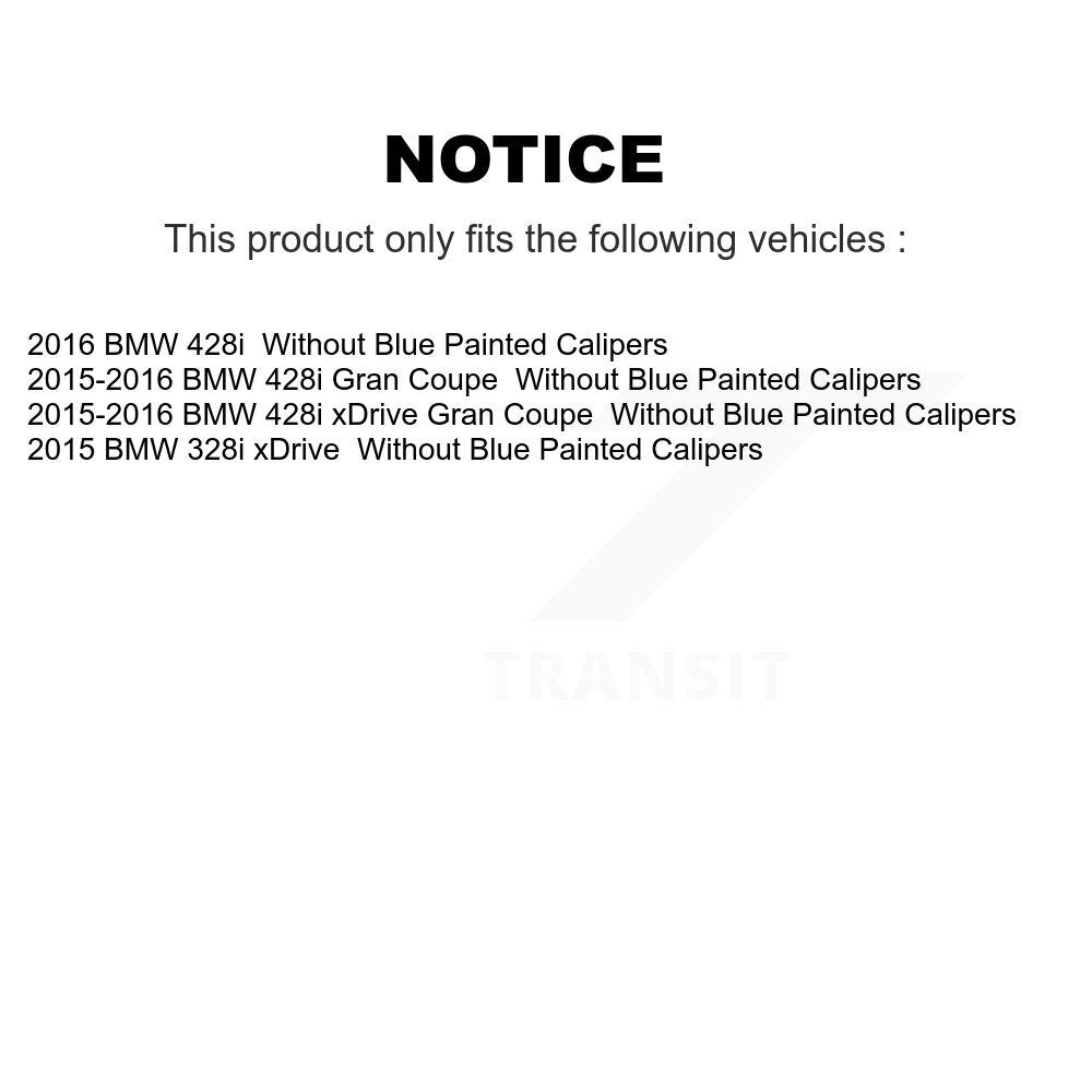 Front Rear Disc Brake Rotors And Ceramic Pads Kit For BMW 328i xDrive