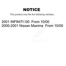 Load image into Gallery viewer, Front Rear Brake Rotor Ceramic Pad Kit For Nissan Maxima INFINITI I30 From 10/00