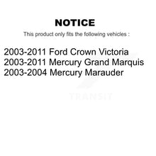 Load image into Gallery viewer, Front Rear Brake Rotor And Ceramic Pad Kit For Ford Crown Victoria Mercury Grand