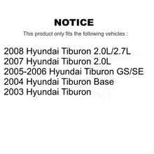 Charger l'image dans la galerie, Front Rear Disc Brake Rotors And Ceramic Pads Kit For Hyundai Tiburon