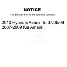 Load image into Gallery viewer, Front Rear Disc Brake Rotors And Ceramic Pads Kit For 2007-2009 Kia Amanti