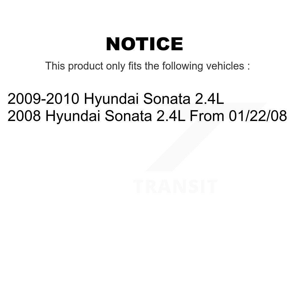 Front Rear Disc Brake Rotors And Ceramic Pads Kit For Hyundai Sonata 2.4L