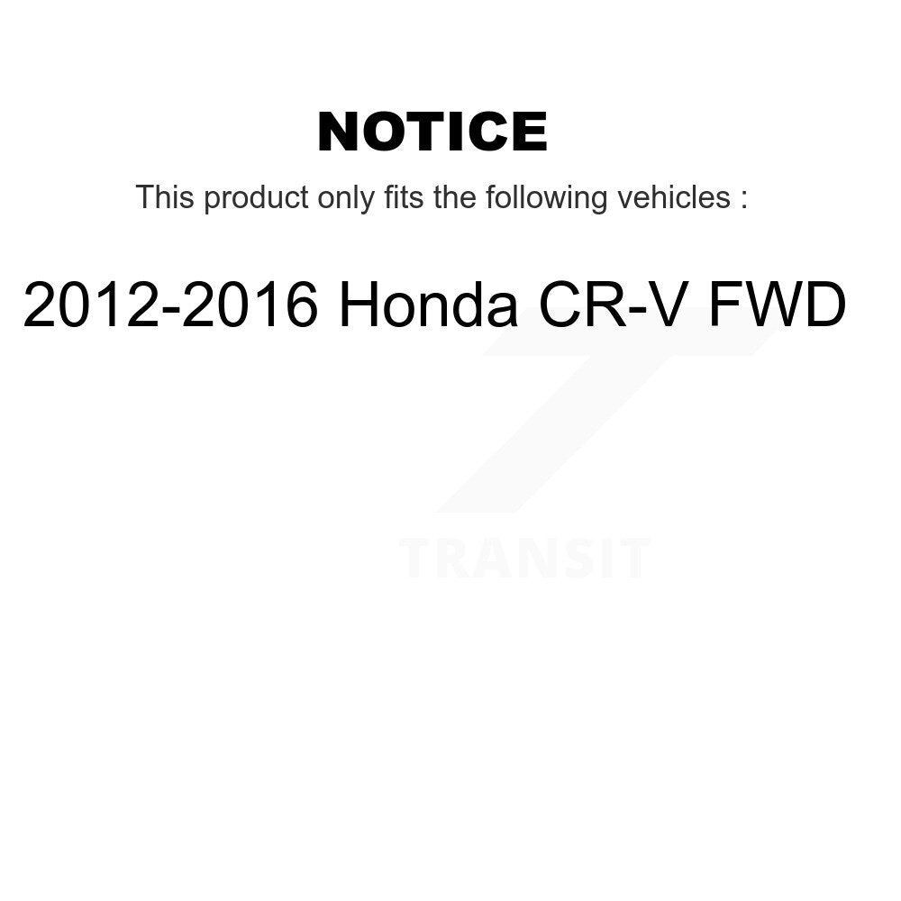 [Front+Rear] 2012-2016 Honda CR-V FWD Premium OE Brake Kit & Ceramic Pads For Max Braking