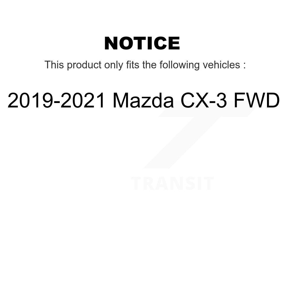 [Front+Rear] 2019-2021 Mazda CX-3 FWD Premium OE Brake Kit & Ceramic Pads For Max Braking