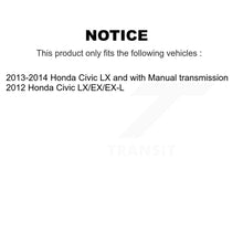 Charger l'image dans la galerie, Front Rear Disc Brake Rotors And Ceramic Pads Kit For Honda Civic