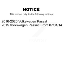 Load image into Gallery viewer, Front Rear Disc Brake Rotors And Ceramic Pads Kit For Volkswagen Passat