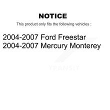 Load image into Gallery viewer, [Rear] 2004-2007 Ford Freestar Mercury Monterey Premium OE Brake Rotors &amp; Ceramic Pads Kit For Max Braking