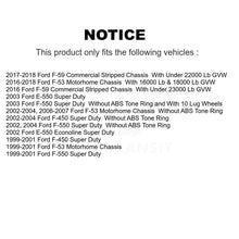 Charger l'image dans la galerie, Rear Brake Rotors Ceramic Pad Kit For Ford F59 E-550 Super Duty F-550 F-450 F-53