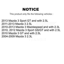 Charger l'image dans la galerie, Rear Disc Brake Rotors And Ceramic Pads Kit For Mazda 3 Sport