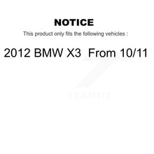 Load image into Gallery viewer, Rear Disc Brake Rotors And Ceramic Pads Kit For 2012 BMW X3 From 10 11