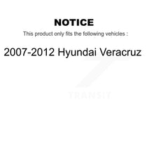 Charger l&#39;image dans la galerie, Rear Disc Brake Rotors And Ceramic Pads Kit For 2007-2012 Hyundai Veracruz