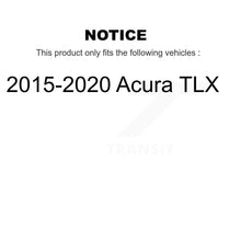 Charger l&#39;image dans la galerie, Rear Disc Brake Rotors And Ceramic Pads Kit For 2015-2020 Acura TLX