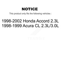 Charger l'image dans la galerie, Rear Disc Brake Rotors And Ceramic Pads Kit For Honda Accord Acura CL