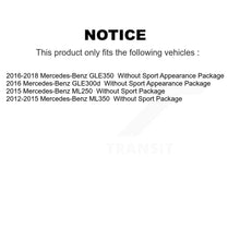 Charger l'image dans la galerie, Rear Brake Rotors &amp; Ceramic Pad Kit For Mercedes-Benz ML350 GLE350 ML250 GLE300d