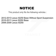 Load image into Gallery viewer, Rear Disc Brake Rotors And Ceramic Pads Kit For Lexus IS250 K8C-102115