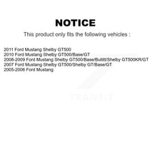 Load image into Gallery viewer, Rear Disc Brake Rotors And Ceramic Pads Kit For Ford Mustang K8C-102131