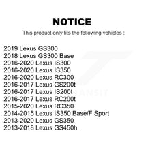 Charger l'image dans la galerie, Rear Brake Rotors Ceramic Pad Kit For Lexus IS300 IS350 GS350 RC350 RC300 IS200t