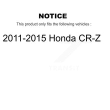 Charger l'image dans la galerie, Rear Disc Brake Rotors And Ceramic Pads Kit For 2011-2015 Honda CR-Z K8C-102152