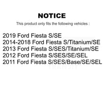 Load image into Gallery viewer, Front Rear Disc Brake Rotors Ceramic Pads And Drum Kit (7Pc) For Ford Fiesta